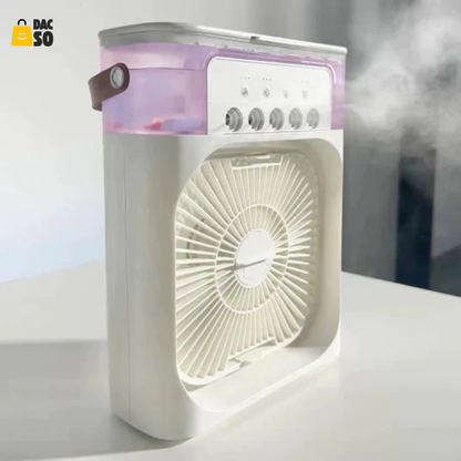 Ventilador Humidificador que Combate el Calor y el Aire Seco